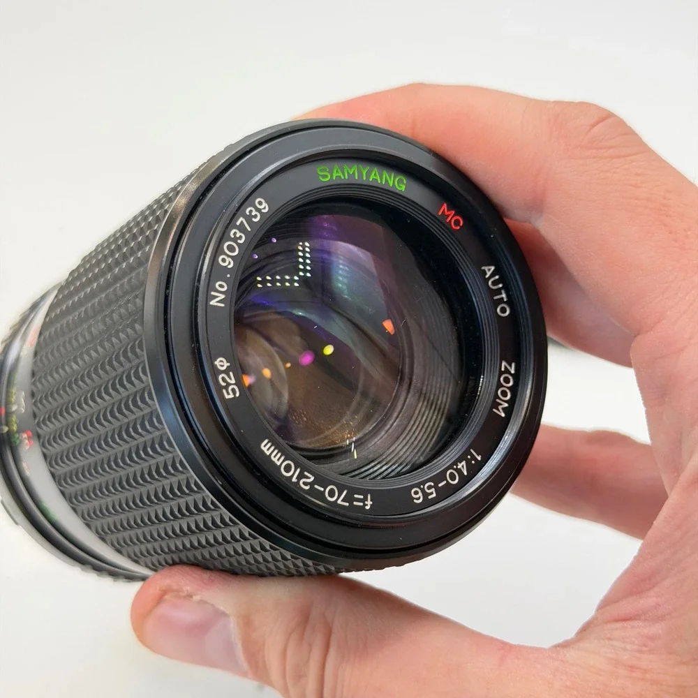 70-210mm f4-5.6 & Auto Aragon 200mm f3.5 Telephoto Lens Minolta SR Mount